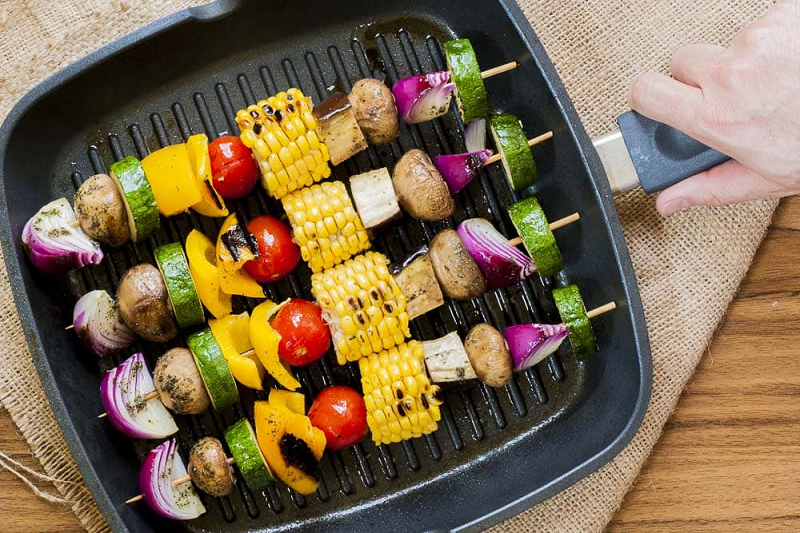 Fun and simple Grilled Vegetable Skewers for the approaching Barbecue